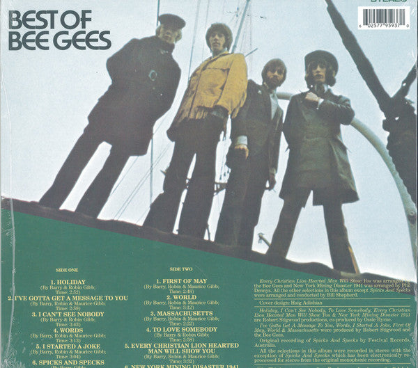 Bee Gees : Best Of Bee Gees (LP,Compilation,Reissue,Stereo)
