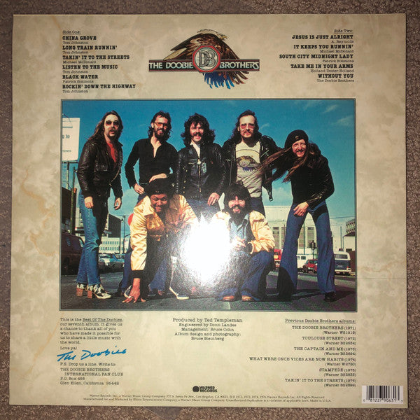 Doobie Brothers, The : Best Of The Doobies (LP,Compilation,Limited Edition,Reissue)
