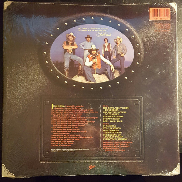 Charlie Daniels Band, The : A Decade Of Hits (LP,Compilation,Stereo)