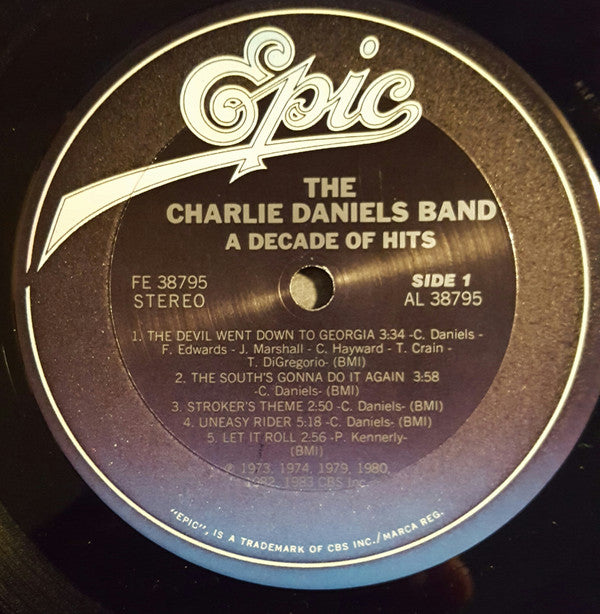 Charlie Daniels Band, The : A Decade Of Hits (LP,Compilation,Stereo)