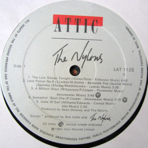 Nylons, The : The Nylons (LP,Album)