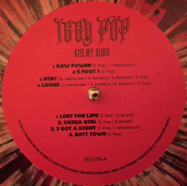 Iggy Pop : Kiss My Blood (Live At The Olympia - Paris France - 1991 (Limited Edition,Reissue)