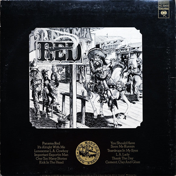 New Riders Of The Purple Sage : The Adventures Of Panama Red (LP,Album)