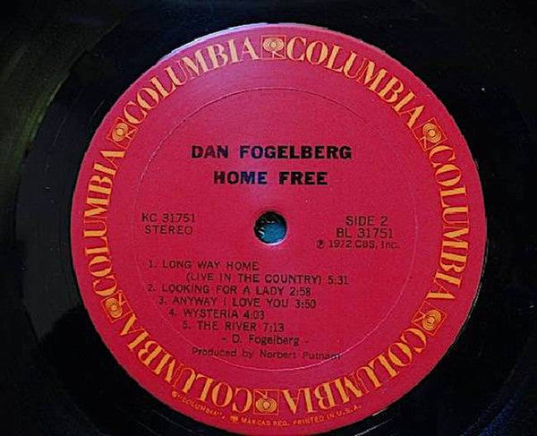 Dan Fogelberg : Home Free (LP,Album)