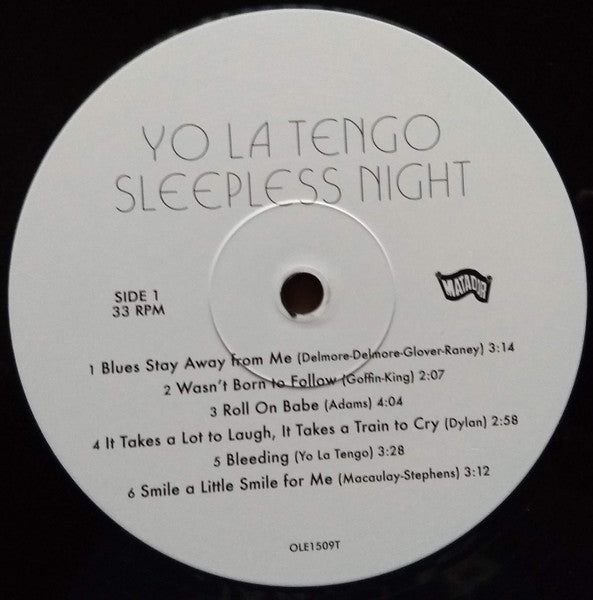 Yo La Tengo : Sleepless Night (12",33 ⅓ RPM,Single Sided,EP)