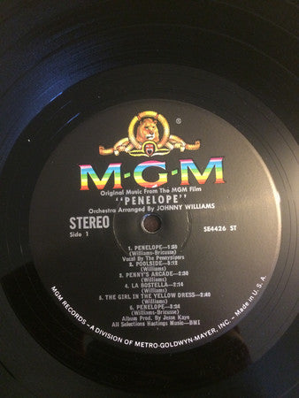 John Williams (4) : Original Music From The MGM Film Penelope (LP,Stereo)