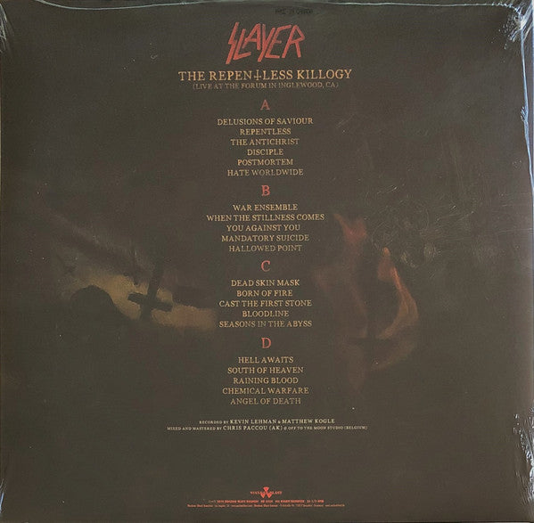 Slayer : The Repentless Killogy (Live At The Forum In Inglewood, CA) (LP,Album,Limited Edition)