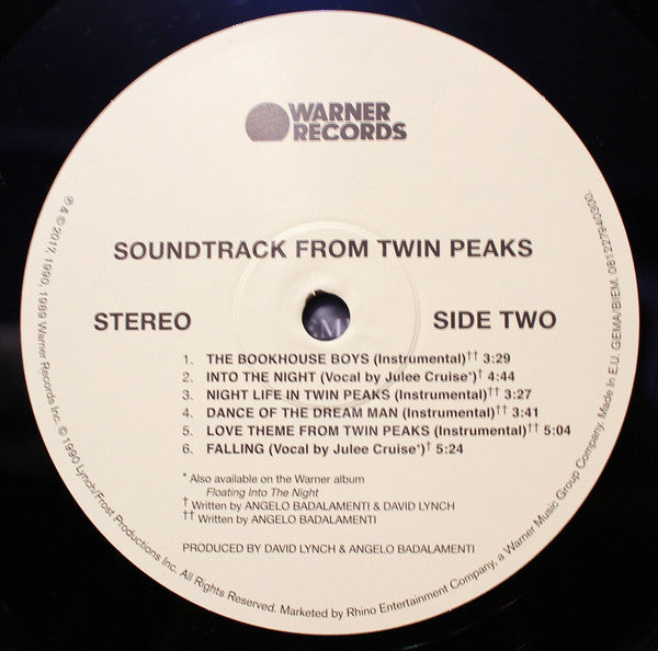Angelo Badalamenti : Music From Twin Peaks (LP,Album,Reissue,Repress,Stereo)