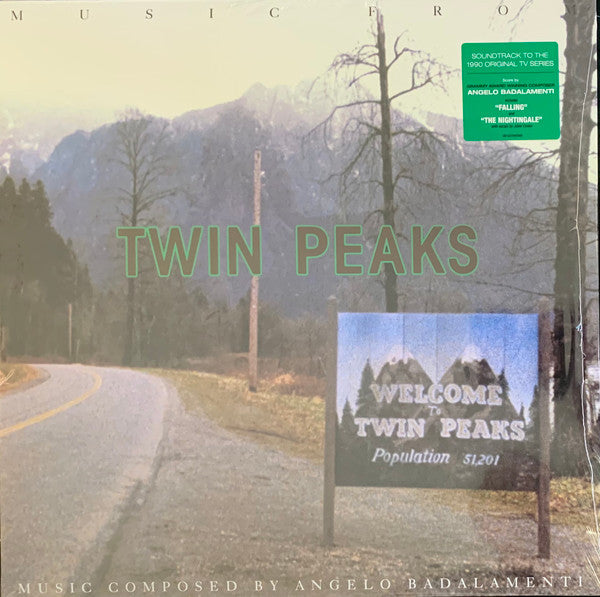 Angelo Badalamenti : Music From Twin Peaks (LP,Album,Reissue,Repress,Stereo)