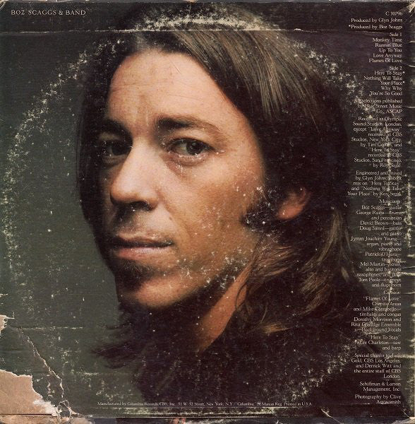 Boz Scaggs & Band : Boz Scaggs & Band (LP,Album)