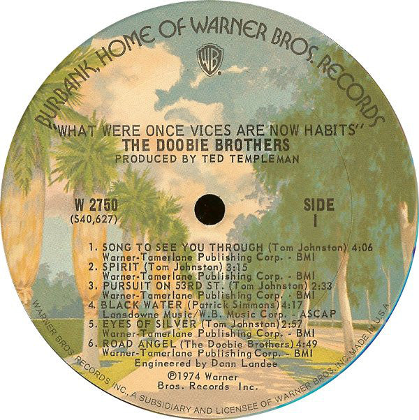 Doobie Brothers, The : What Were Once Vices Are Now Habits (LP,Album)