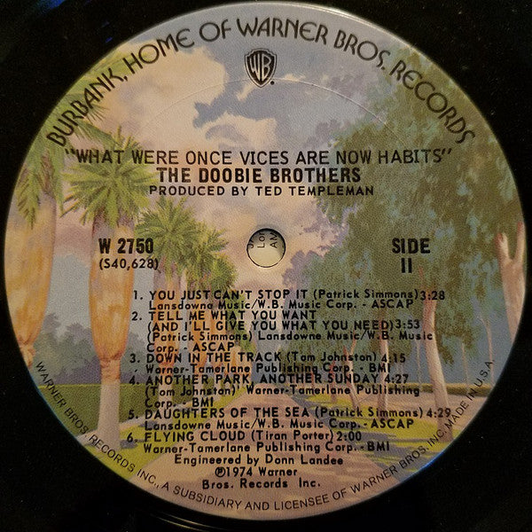 Doobie Brothers, The : What Were Once Vices Are Now Habits (LP,Album)