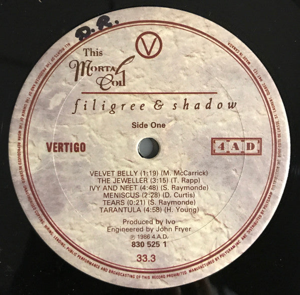 This Mortal Coil : Filigree & Shadow (LP,Album)