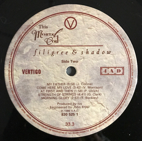 This Mortal Coil : Filigree & Shadow (LP,Album)