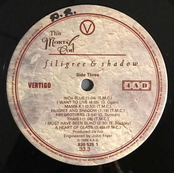 This Mortal Coil : Filigree & Shadow (LP,Album)