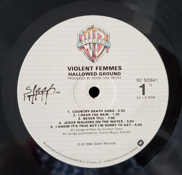 Violent Femmes : Hallowed Ground (LP,Album,Misprint)