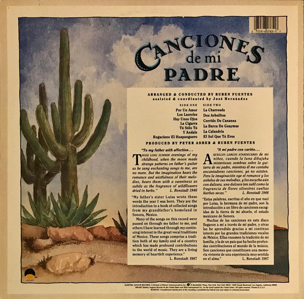 Linda Ronstadt : Canciones De Mi Padre (LP,Album,Stereo)
