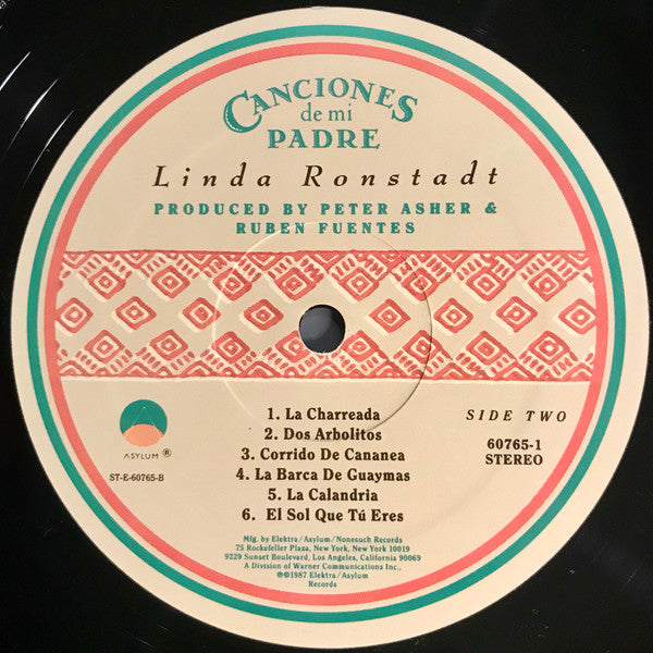 Linda Ronstadt : Canciones De Mi Padre (LP,Album,Stereo)