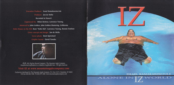 Israel Kamakawiwo'ole : Alone In Iz World (Album,Enhanced)