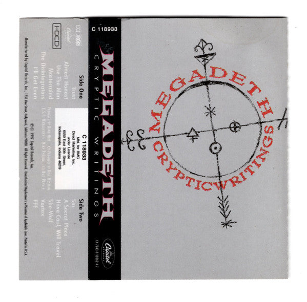 Megadeth : Cryptic Writings (Album,Club Edition)