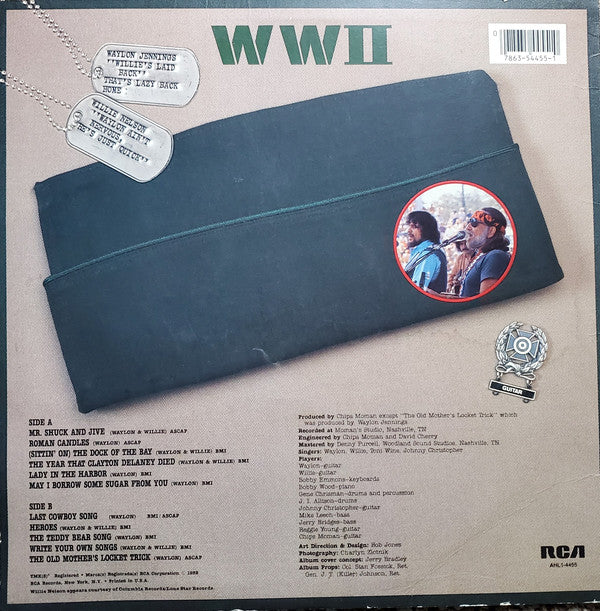 Waylon Jennings & Willie Nelson : WWII (LP,Album)