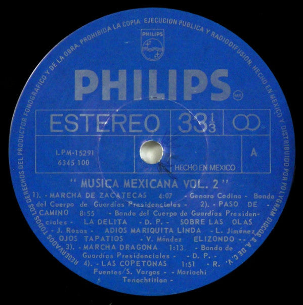 Various : Musica Mexicana Vol. 2 (LP,Compilation)