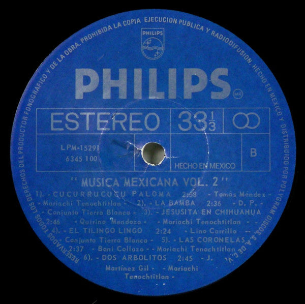 Various : Musica Mexicana Vol. 2 (LP,Compilation)