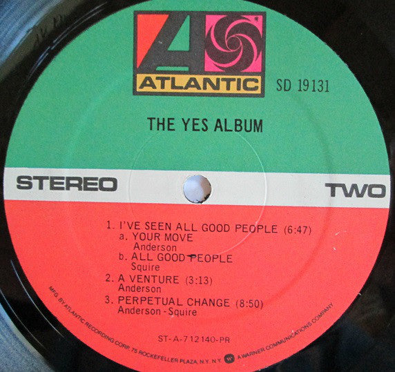 Yes : The Yes Album (LP,Album,Reissue)