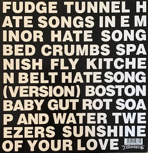 Fudge Tunnel : Hate Songs In E Minor (LP,Album)