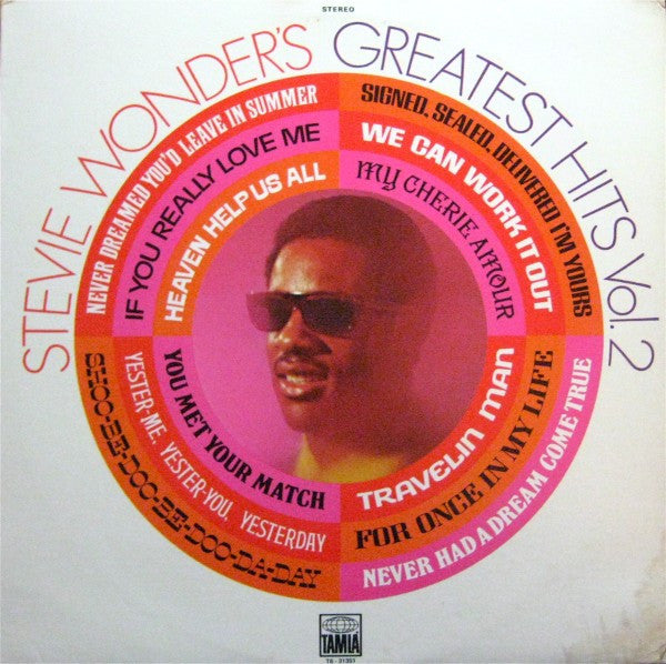Stevie Wonder : Stevie Wonder's Greatest Hits Vol. 2 (LP,Compilation,Reissue,Stereo)