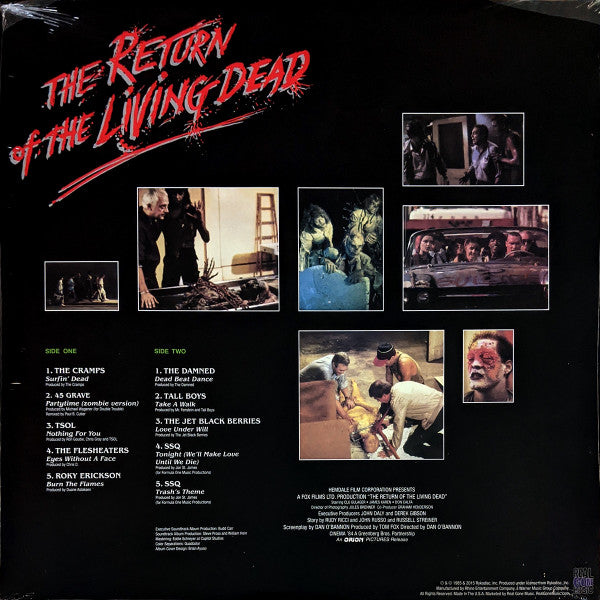 Various : The Return Of The Living Dead - Original Soundtrack (LP,Album,Limited Edition,Reissue)