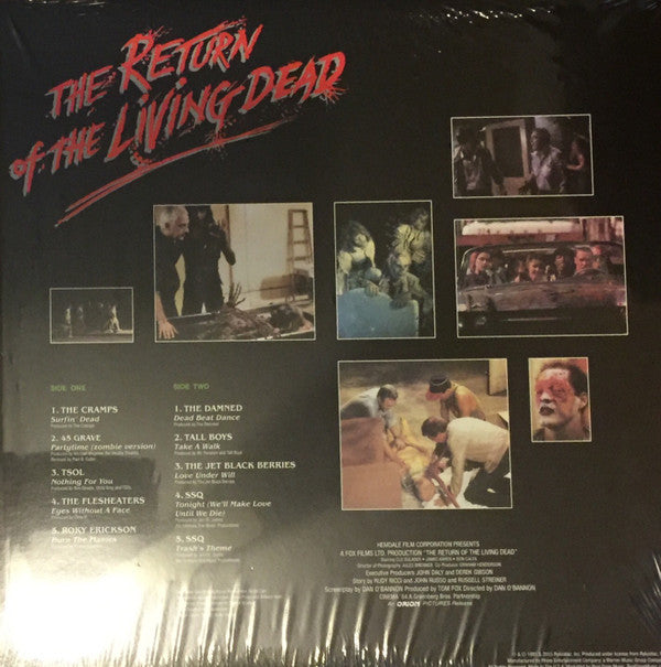 Various : The Return Of The Living Dead - Original Soundtrack (LP,Album,Limited Edition,Reissue)