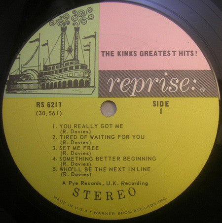 Kinks, The : The Kinks Greatest Hits! (LP,Stereo,Compilation)