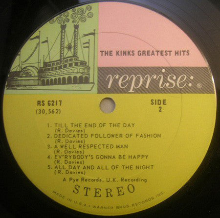 Kinks, The : The Kinks Greatest Hits! (LP,Stereo,Compilation)
