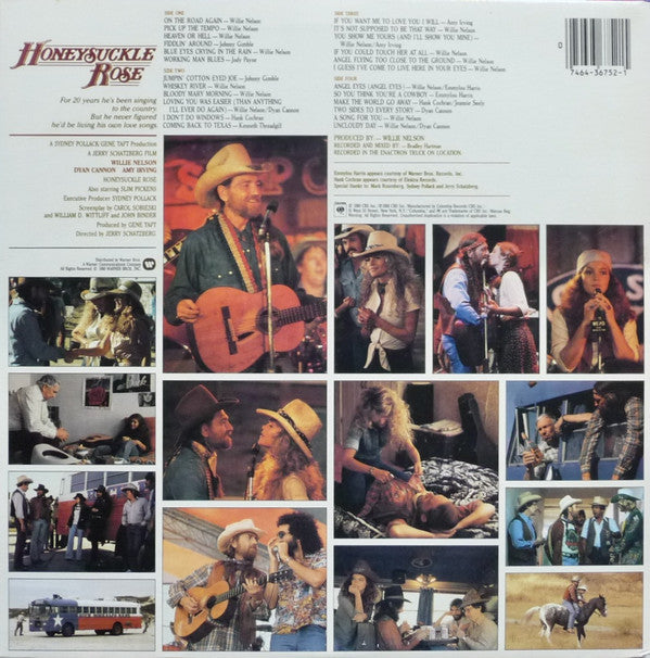 Willie Nelson & Family : Honeysuckle Rose (Music From The Original Soundtrack) (LP,Album)