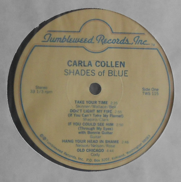 Carla Collen : Shades Of Blue (LP,Album)