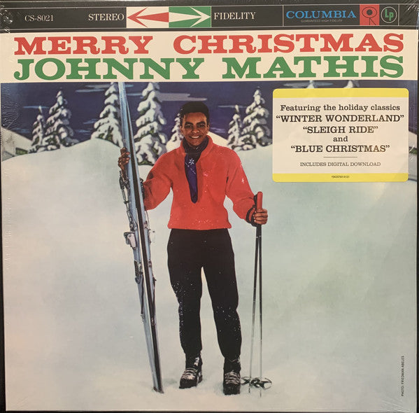 Johnny Mathis : Merry Christmas (LP,Album,Reissue)