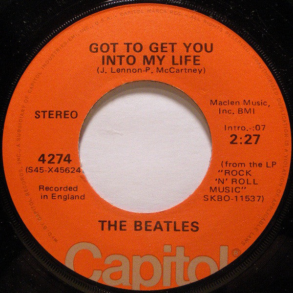 Beatles, The : Got To Get You Into My Life (7",45 RPM,Single)
