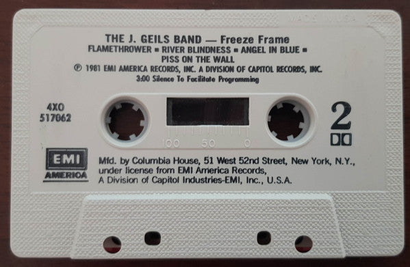 J. Geils Band, The : Freeze-Frame (Album,Club Edition)