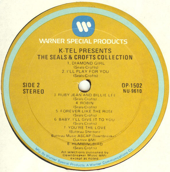 Seals & Crofts : The Seals & Crofts Collection (LP,Compilation)