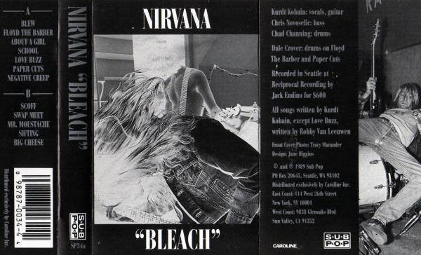 Nirvana : Bleach (Album,Reissue,Remastered)