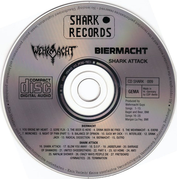 Wehrmacht : Biērmächt/Shark Attack (Compilation)