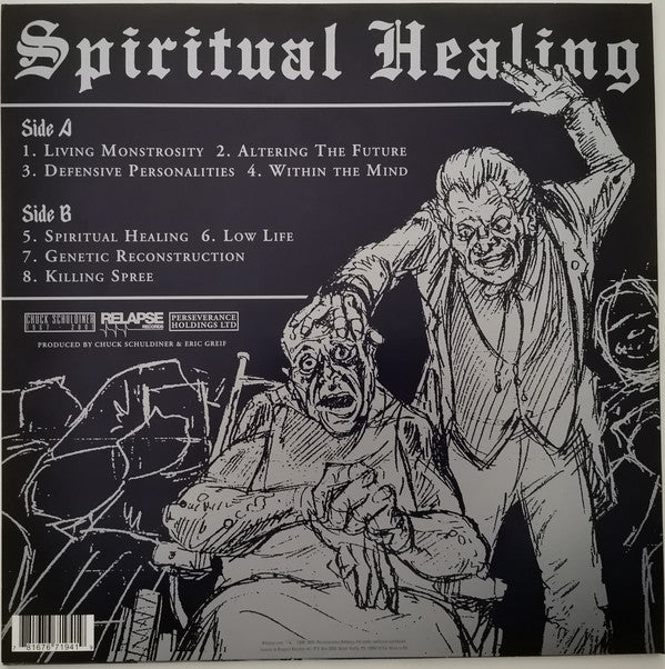 Death (2) : Spiritual Healing (LP,Album,Reissue,Remastered,Repress)