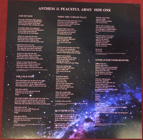 Greta Van Fleet : Anthem Of The Peaceful Army (LP,Album,Limited Edition)