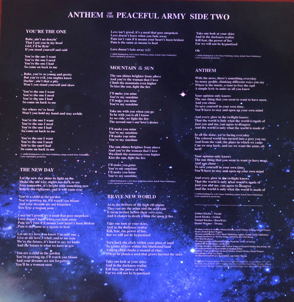 Greta Van Fleet : Anthem Of The Peaceful Army (LP,Album,Limited Edition)
