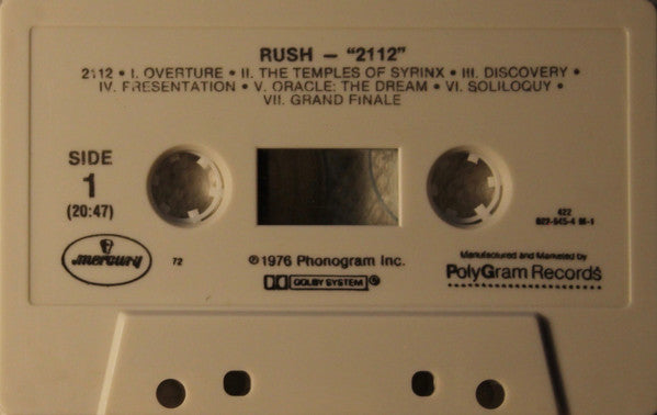 Rush : 2112 (Album,Reissue)