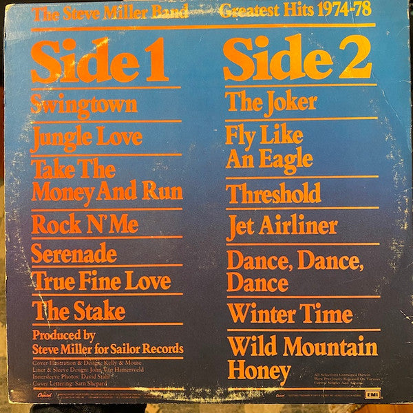 Steve Miller Band : Greatest Hits 1974-78 (LP,Compilation)