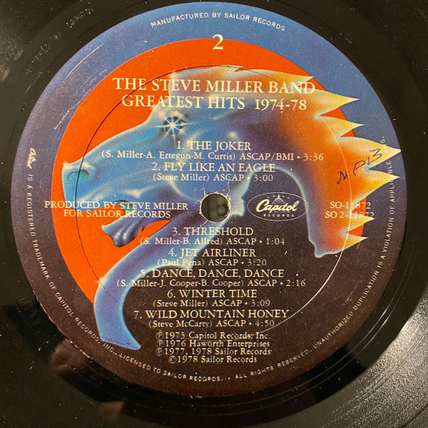 Steve Miller Band : Greatest Hits 1974-78 (LP,Compilation)