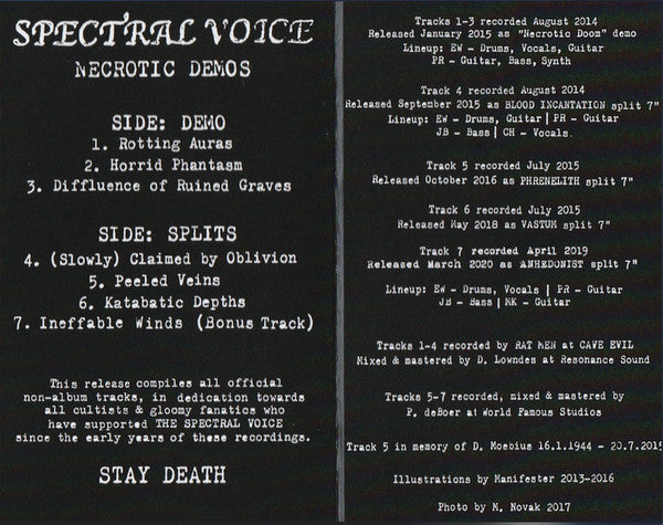 Spectral Voice : Necrotic Demos (Compilation)