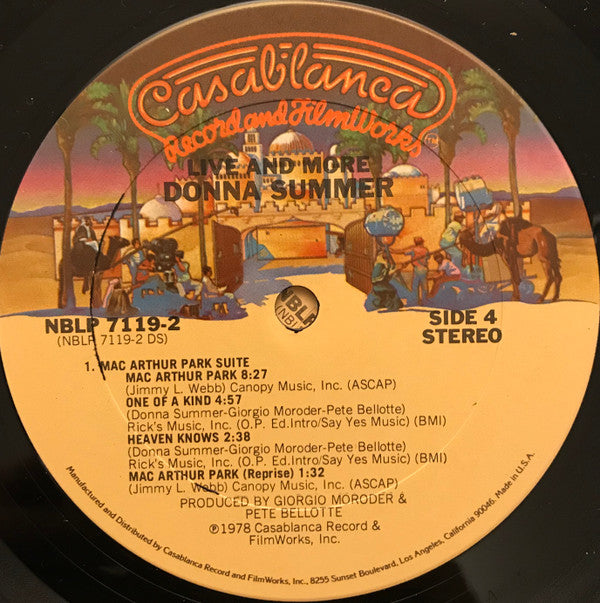 Donna Summer : Live And More (LP,Album)